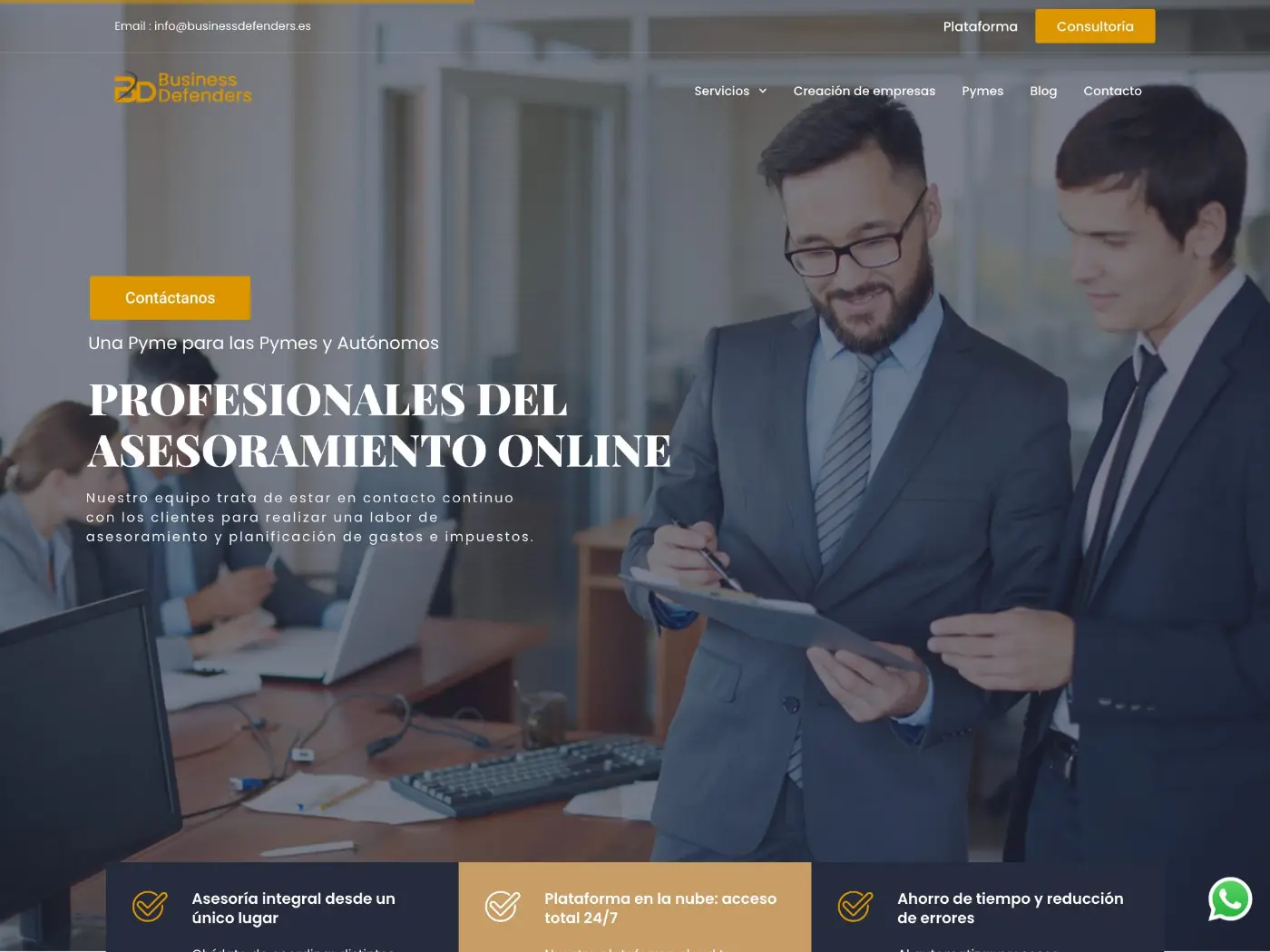 Web de Business Defenders