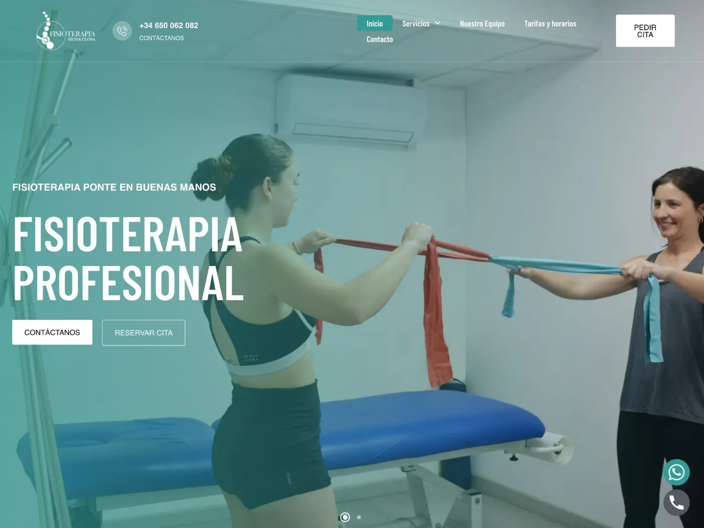 Web de Fisioterapia Silvia Closa