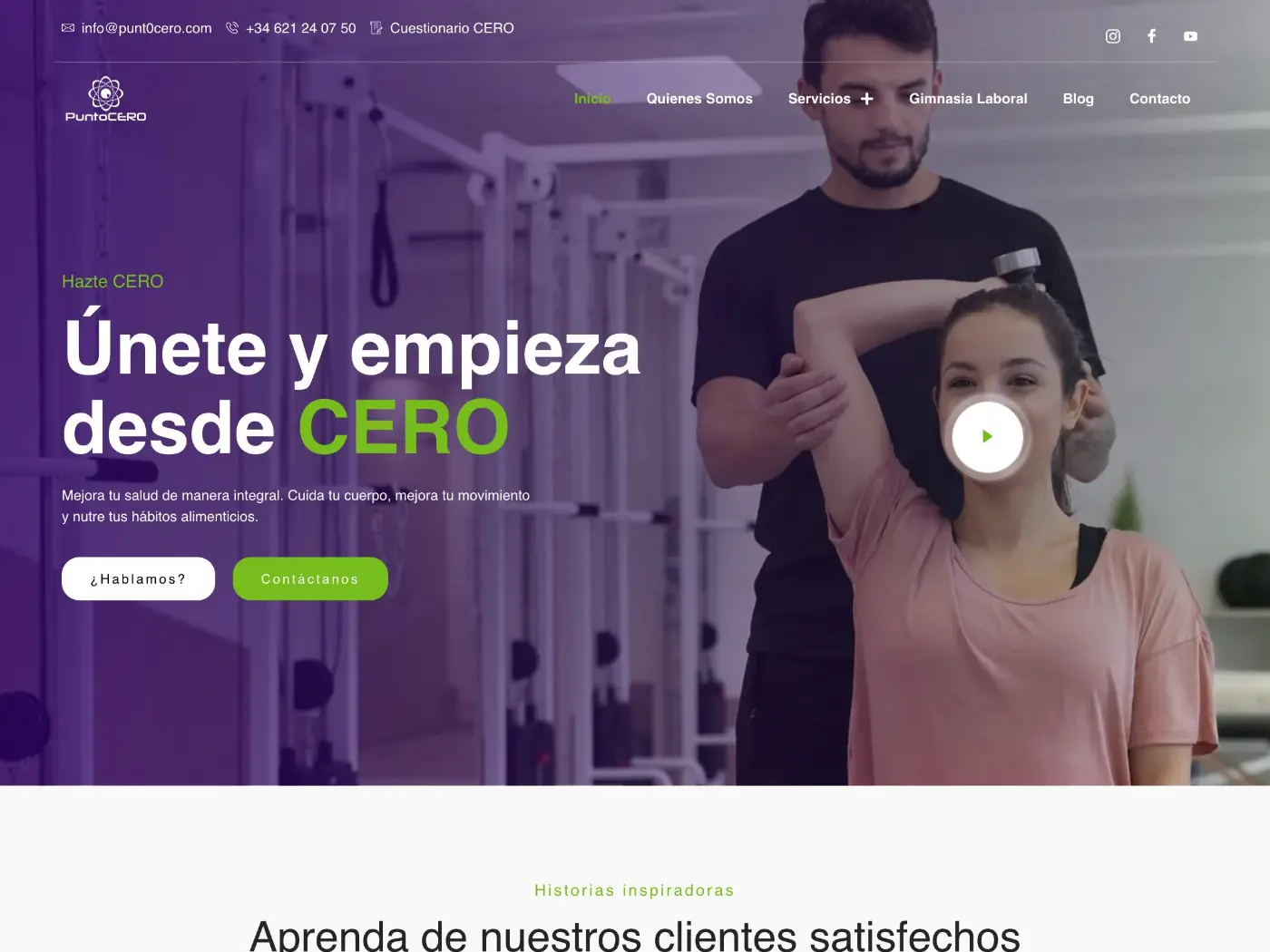 Web de Punt0 Cero