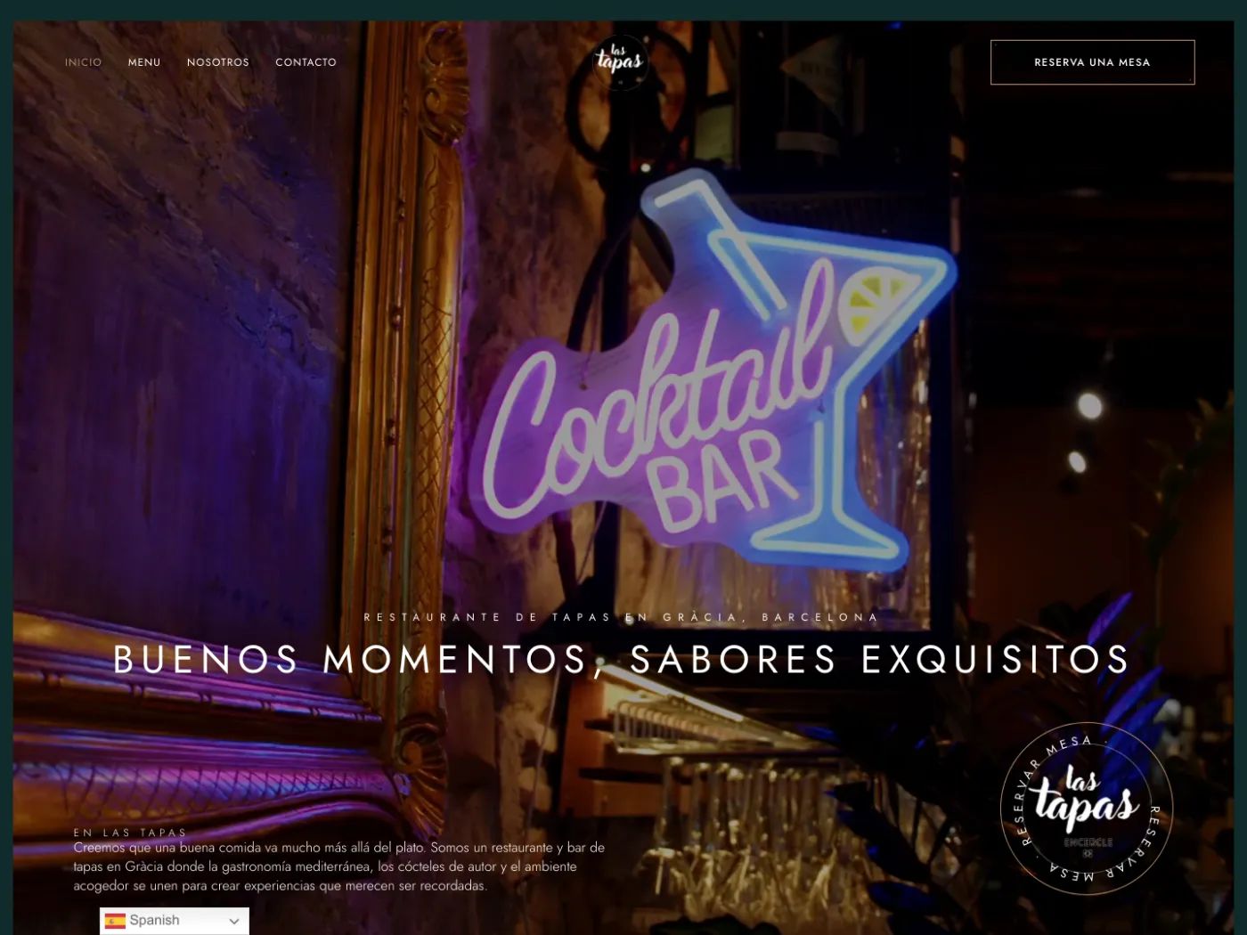 Web de Restaurante Las Tapas